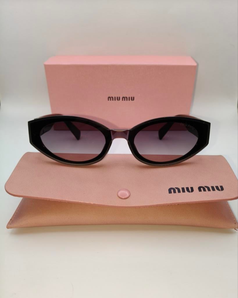 Miu miu cat eye zonnebril, Overige merken, Zonnebril, Verzenden, Zwart