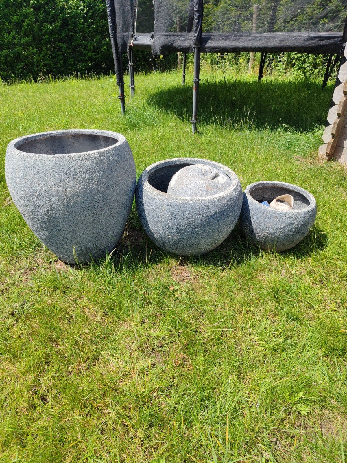 Pots de fleurs d'extérieur, Enlèvement