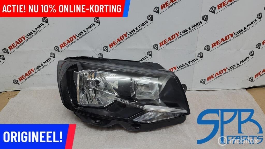 VW TRANSPORTER T6 H4 Koplamp Rechts 7E1941016AB HALOGEEN ORG, Enlèvement ou Envoi, Volkswagen, Utilisé, Volkswagen