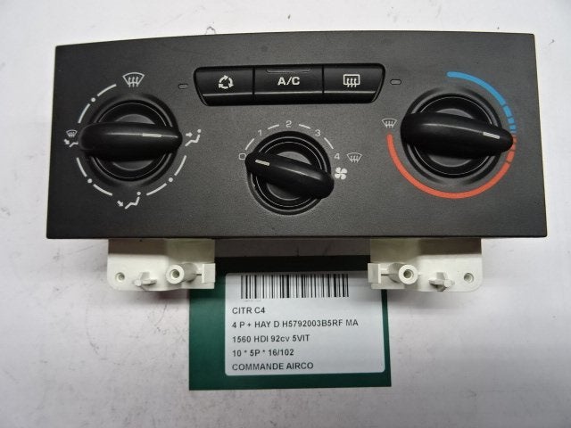 PANNEAU DE COMMANDE CLIMATISATION Citroën C4 Berline (LC), Citroën, Kontakt-citroen@citroen.com, Utilisé, Citroën Deutschland GmbH