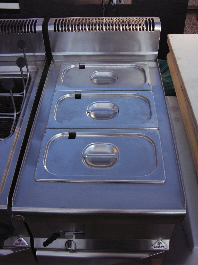 Bain-Marie op Gas merk:Bertos, Ophalen, Gebruikt, Overige typen
