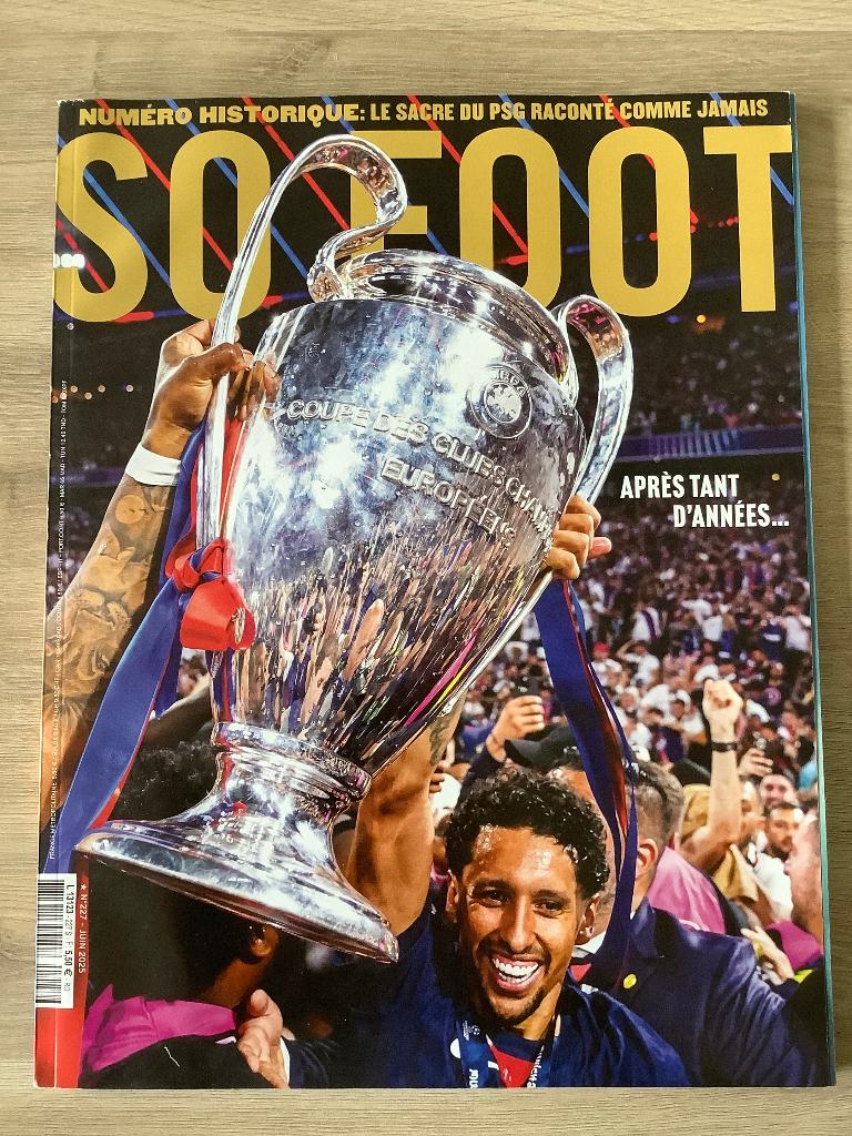 So Foot Voetbalmagazine - PSG winnaar Champions League 2025, So Foot, Ophalen of Verzenden, Zo goed als nieuw, Balsport