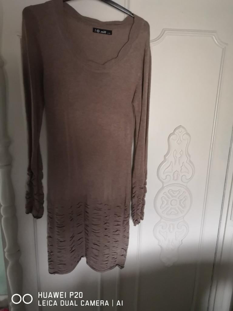 Robe taille 42 brun, Enlèvement ou Envoi, Brun, Robe
