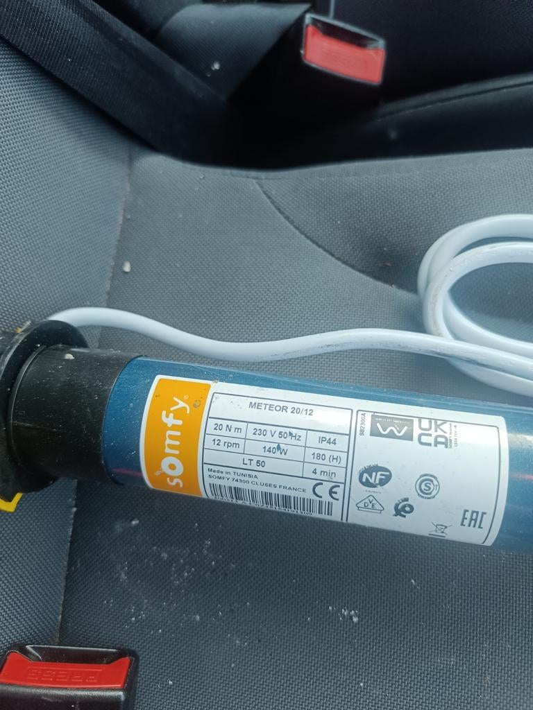 Moteur meteor  20/12somfy, Ophalen