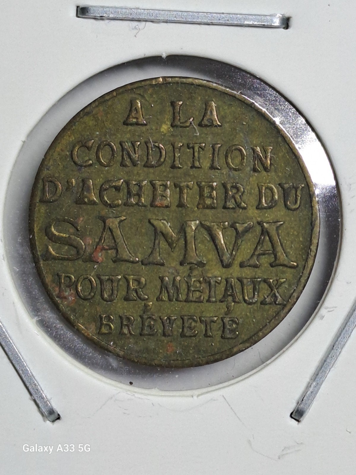 Belgique-25 ct.-Samva -Jeton d'echange, Enlèvement ou Envoi, Belgique, Série