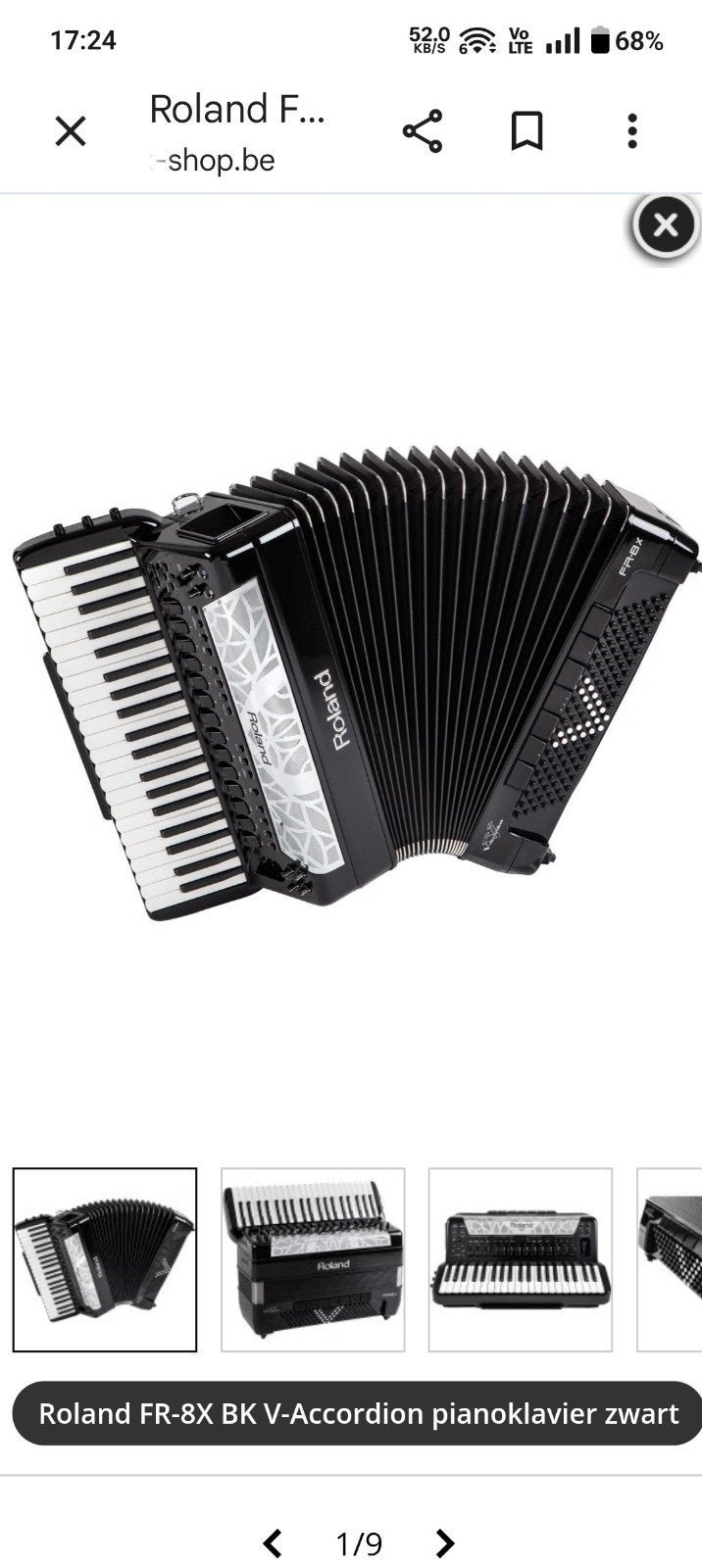 Accordeon fr 8, Muziek en Instrumenten, Ophalen