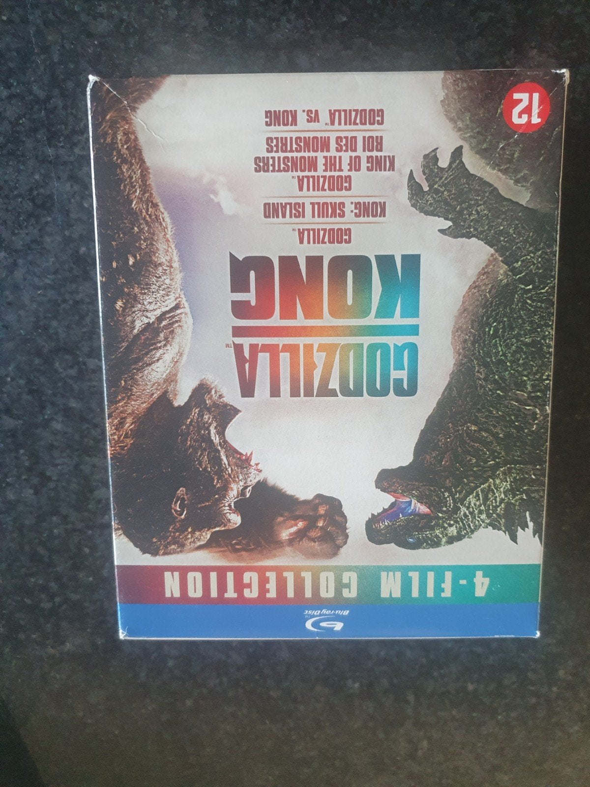 Godzilla Kong 4 film collection blu ray NL FR, Cd's en Dvd's, Ophalen of Verzenden