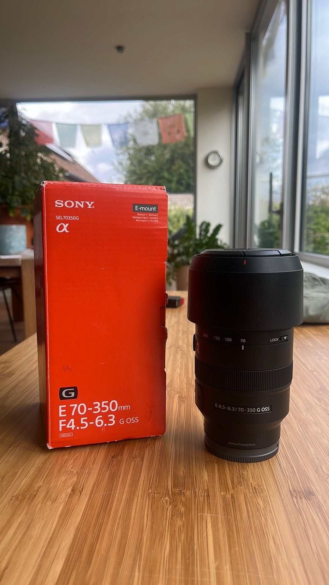 Sony E 4,5-6,3/70-350 mm G OSS, TV, Hi-fi & Vidéo, Enlèvement ou Envoi, Comme neuf, Sony, Accessoires
