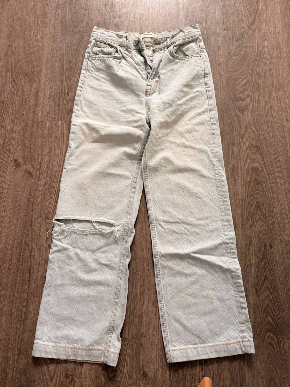 Jeansbroek, Ophalen, Gedragen, Maat 34 (XS) of kleiner