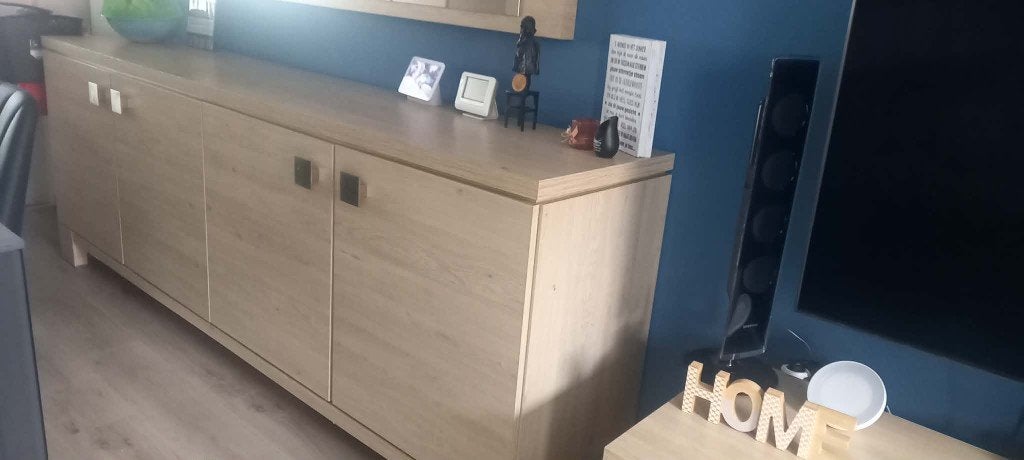 Volledige woon en eetkamer te koop, Huis en Inrichting, Complete eetkamers, Ophalen, Gebruikt
