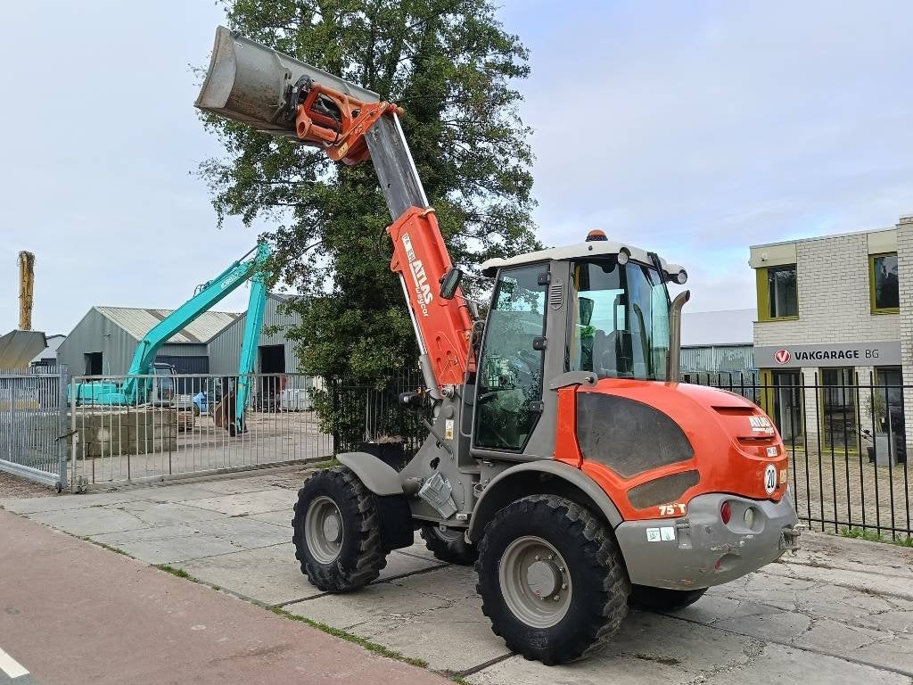 Atlas 75 E T telescopic mast wiellader loader lader, Articles professionnels, Chargeuse sur pneus ou Chouleur