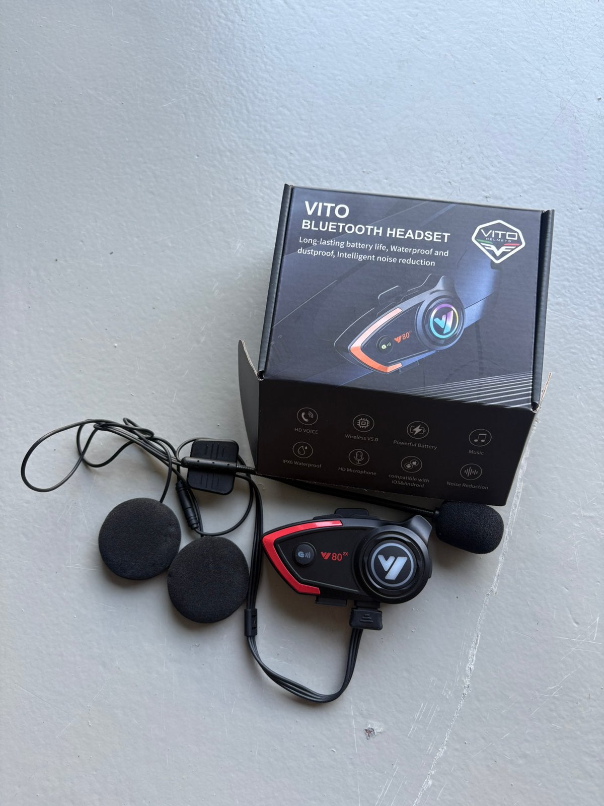 Headset helm, Audio, Tv en Foto, Hoofdtelefoons, Ophalen, Zo goed als nieuw