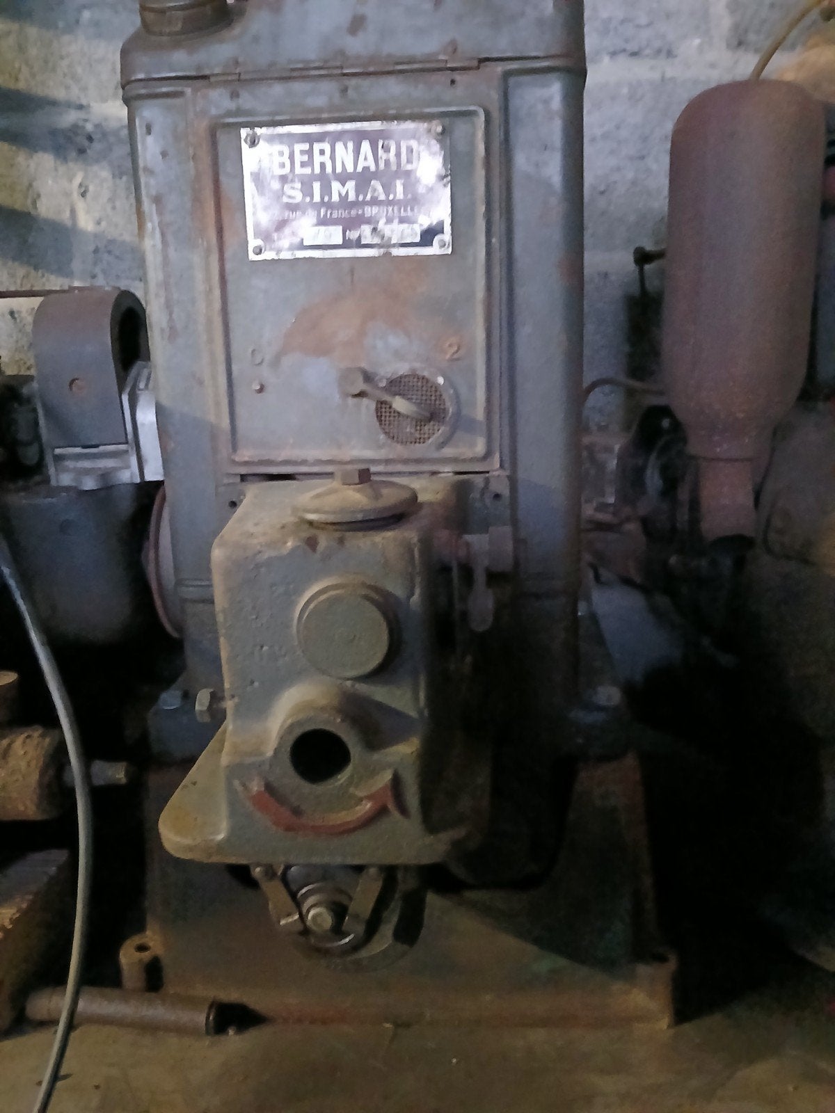 stationaire motor bernard w0, Ophalen
