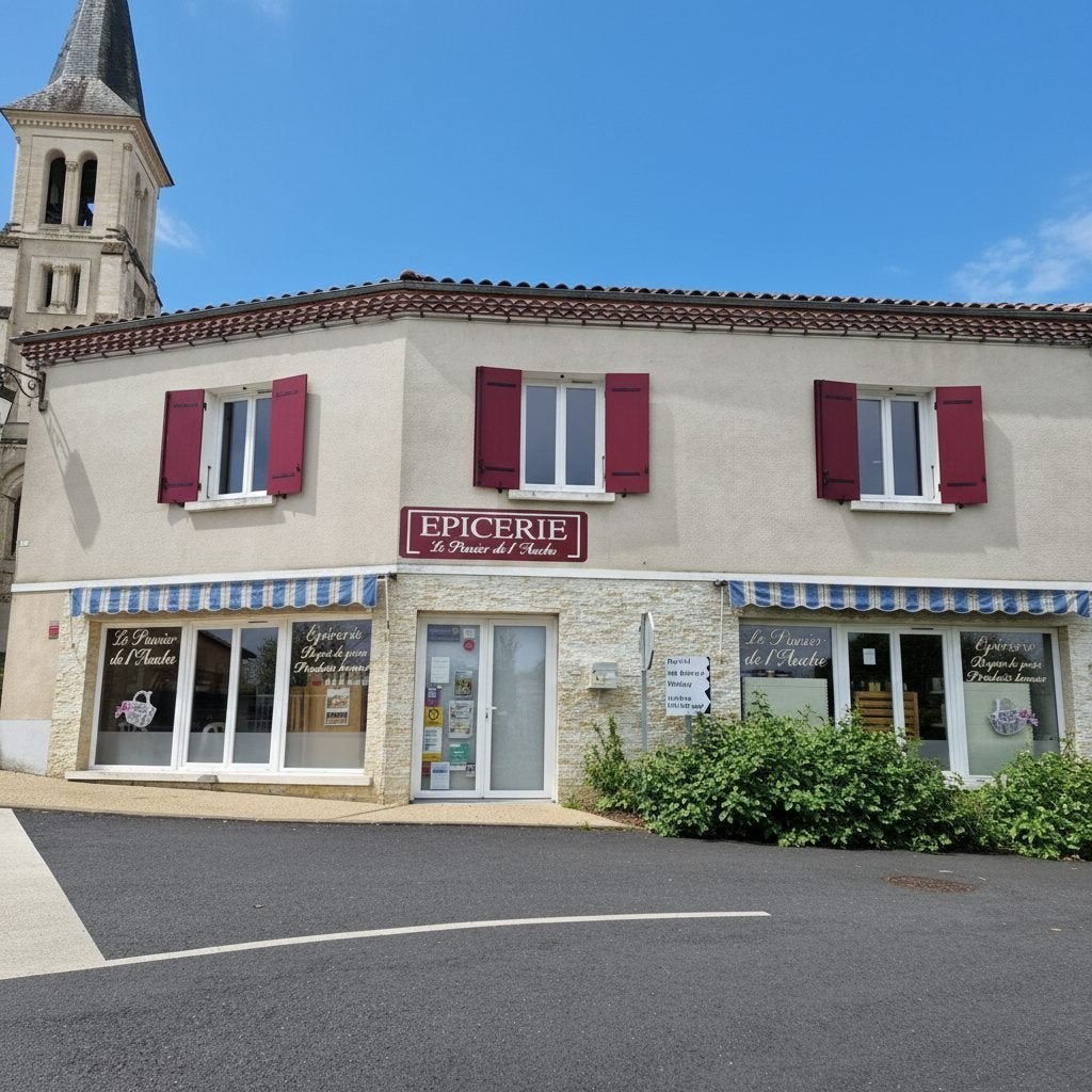 local commercial et appartement rénové, Immo, Étranger, Village, Maison d'habitation, LEGUILLAC DE L'AUCHE - DORDOGNE, 212 m²