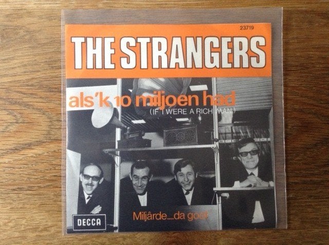 single the strangers, Cd's en Dvd's, Vinyl Singles, Beschermende buitenhoes, Fotohoes, Originele persing, Single, 1960 - 1969