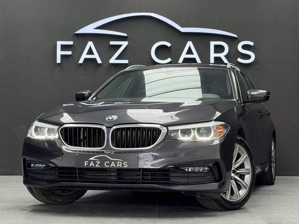 BMW 5 Serie 518 * Réservé * (automatique), Cuir, Entreprise, Noir, 5 portes