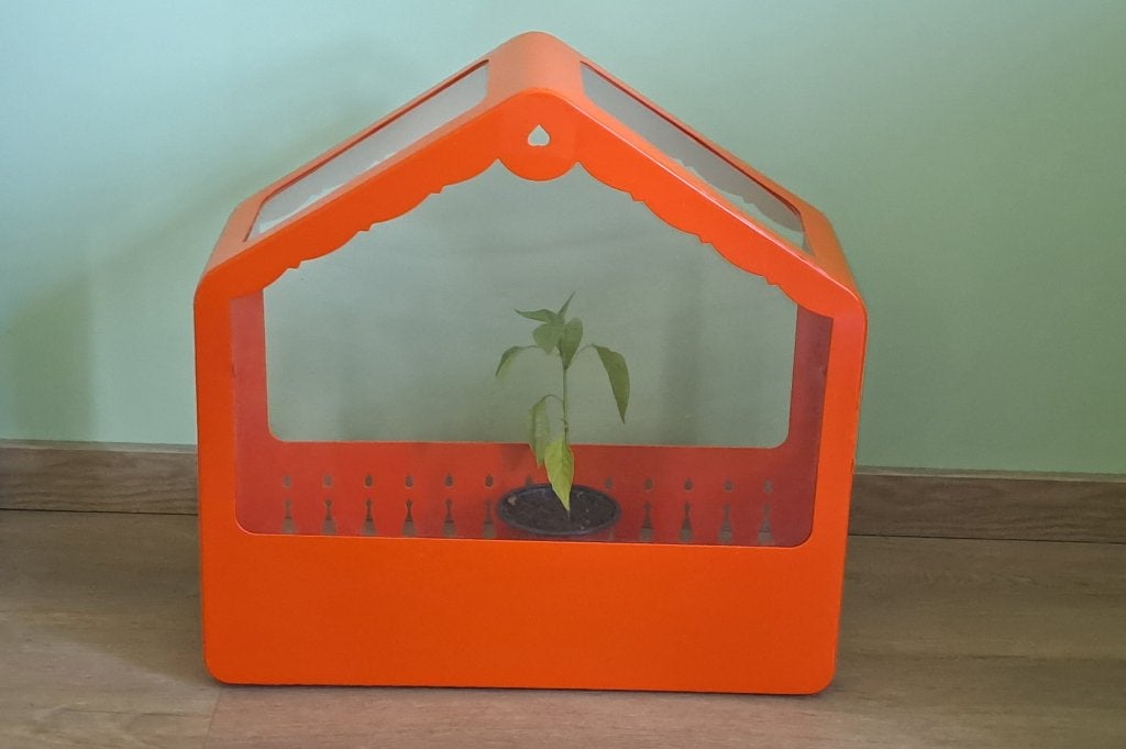 Mini serre d'intérieur Ikéa, Huis en Inrichting, Ophalen, Gebruikt, Oranje, Metaal