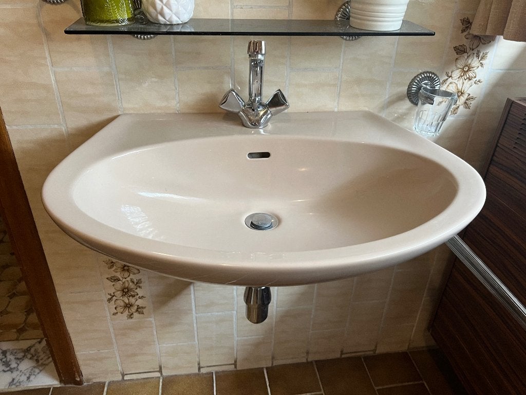 Vintage lavabo, bad en bidet, Doe-het-zelf en Bouw, Sanitair, Ophalen, Gebruikt, Bad