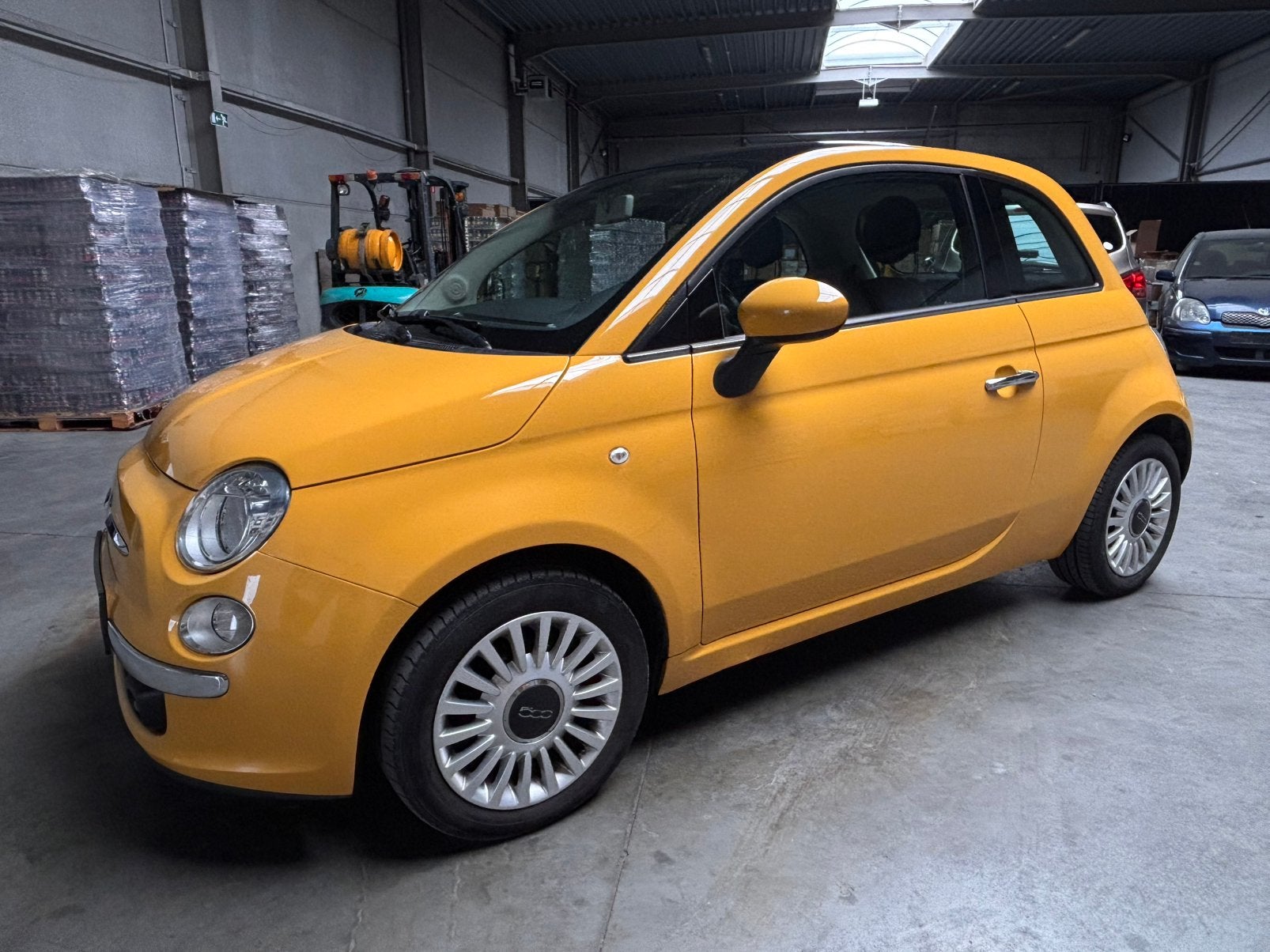 Fiat 500 1.2 benzine/euro5/panoramic/wordt gekeurd, Auto's, Voorwielaandrijving, Stof, Electronic Stability Program (ESP), 4 cilinders