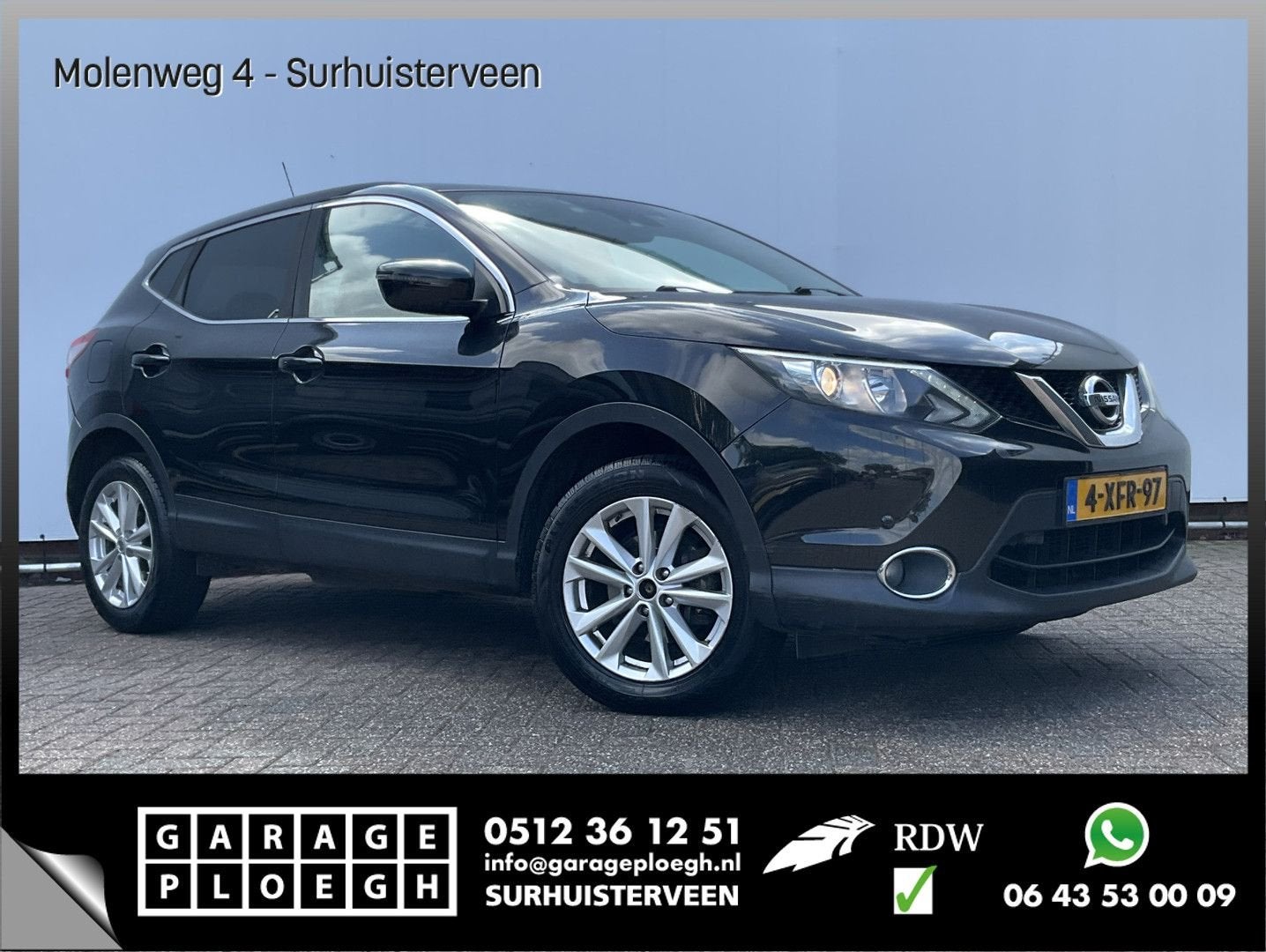 Nissan Qashqai 1.5 dCi Connect Edition Trekhaak Nav/Cruise C, Auto's, Nissan, Parkeersensor, Zwart, Qashqai, SUV of Terreinwagen