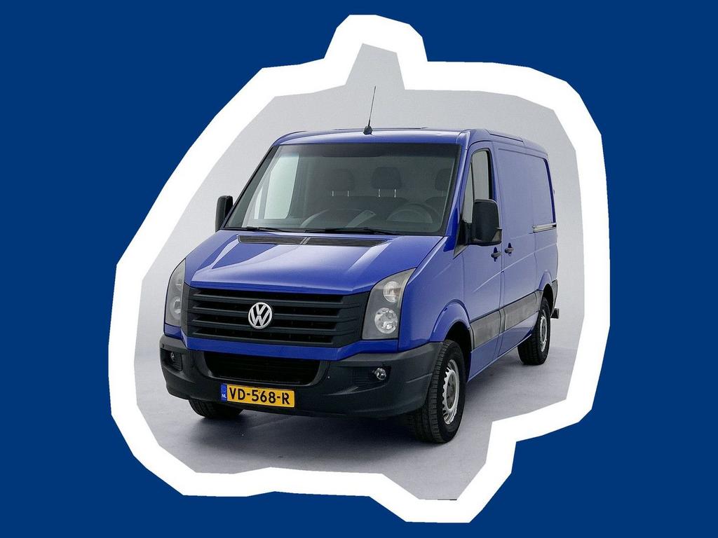 Volkswagen Crafter 35 2.0 TDI L1H1 2x schuifdeur Inrichting, Blauw, Electronic Stability Program (ESP), Onderhoudsboekje, Te koop
