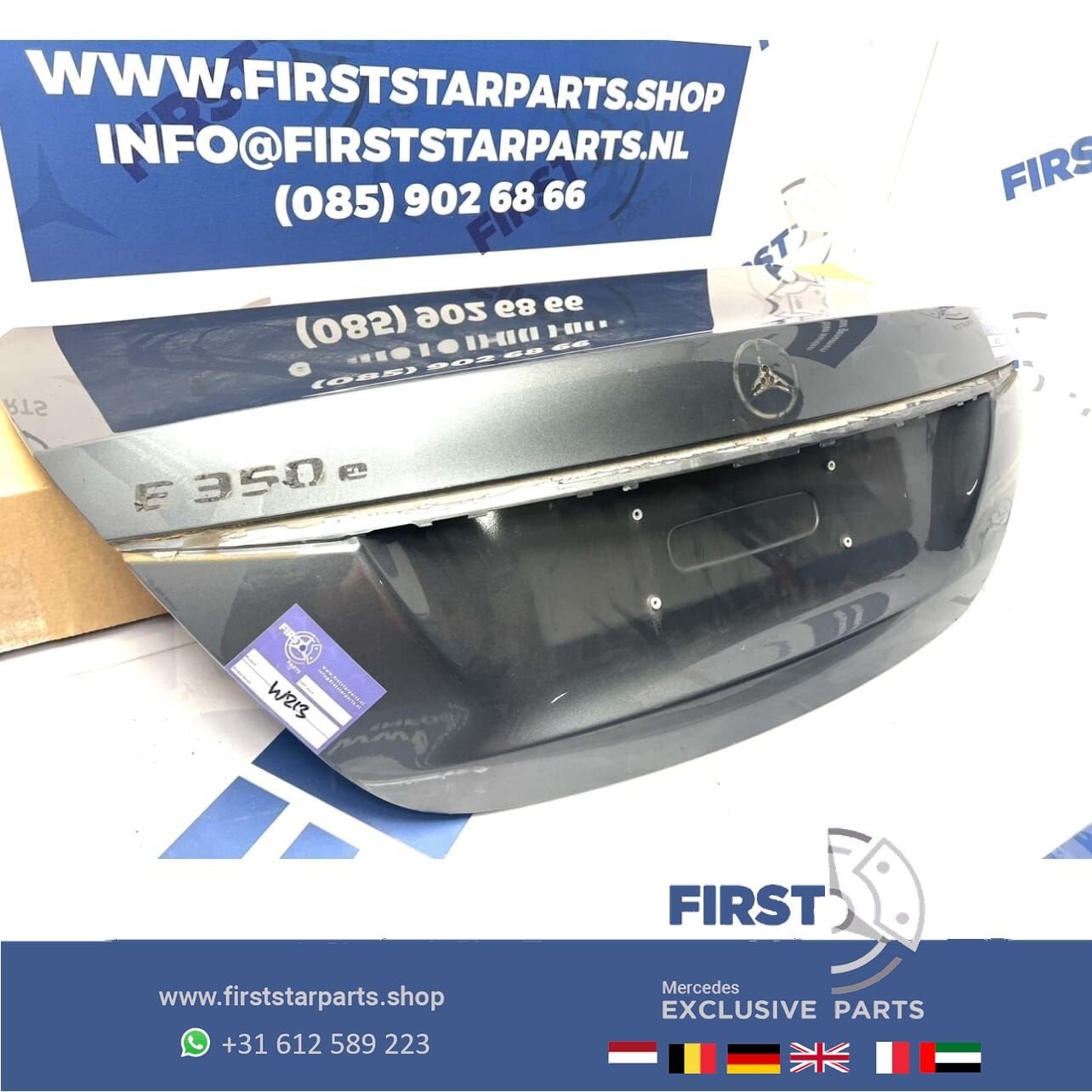 W213 E KLASSE ACHTERKLEP KALE KOFFERKLEP KOFFERBAK origineel, Auto-onderdelen, Gebruikt, Ophalen of Verzenden, Achter, -