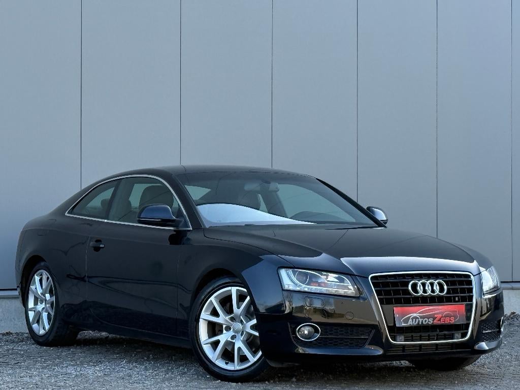 Caméra multitronique Audi A5 Coupe 2.7 TDi V6 Xenon Cruise, Autos, Cuir, Achat, Entreprise, Noir
