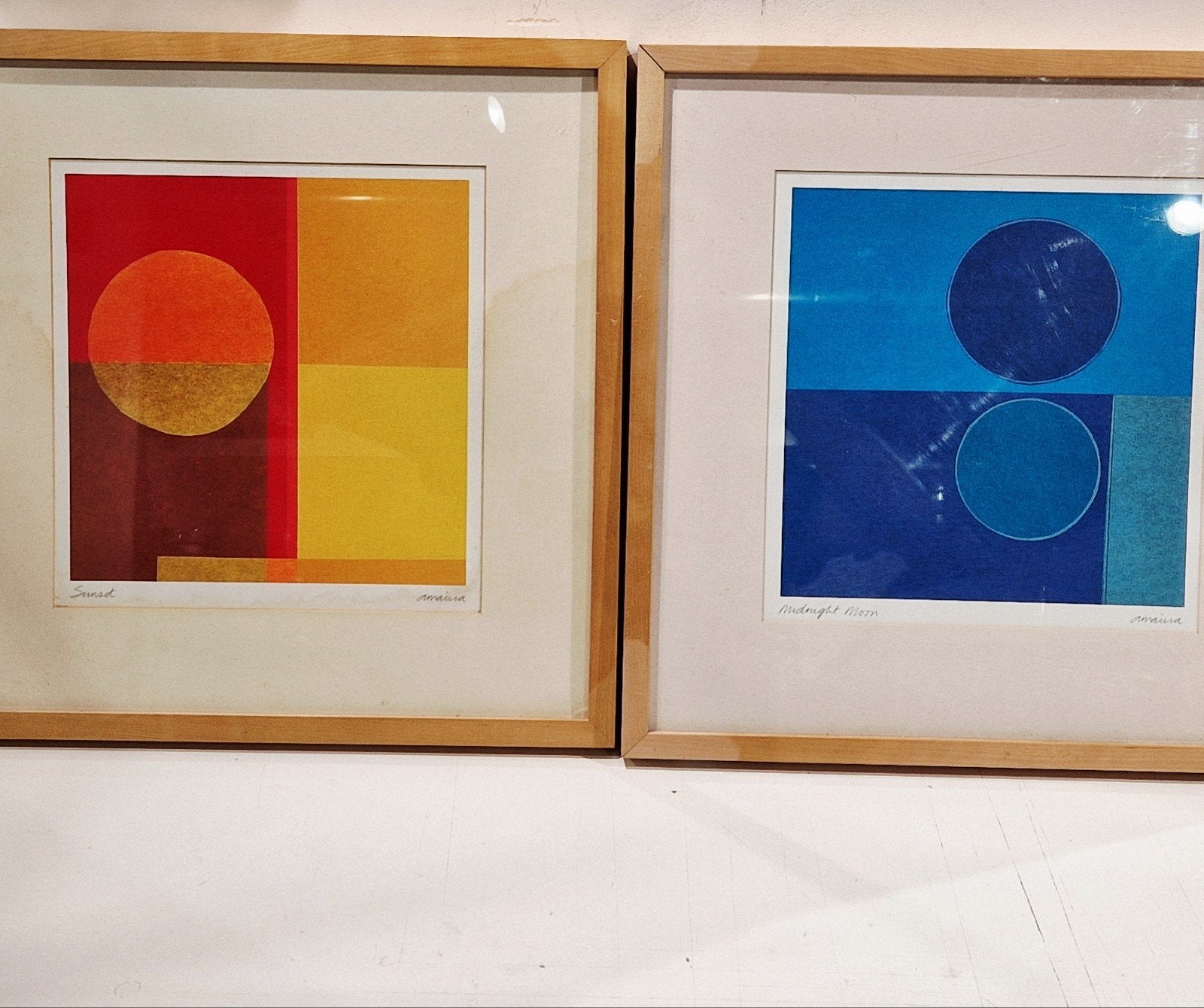 Serie van 2 gesigneerde litho’s uitgebracht door Ikea, Ophalen of Verzenden, Lithografie