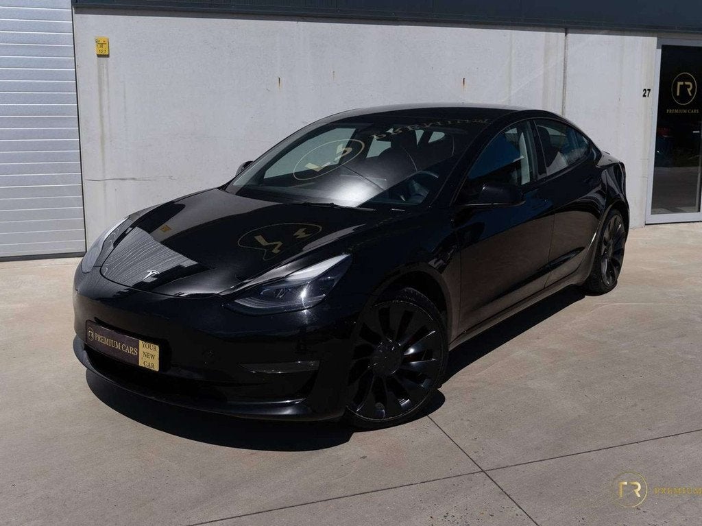 Tesla Model 3 78 kWh l Performance l AWD l Long Range l NEW, Auto's, Automaat, 4 deurs, Gebruikt, Zwart
