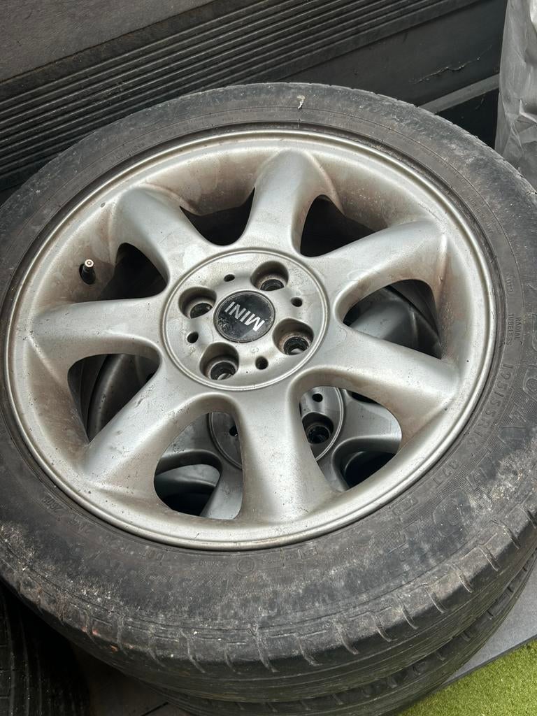 Jantes Alu Mini R50 /R53 4x100, 16 pouces, Véhicule de tourisme, Pneus été, Enlèvement