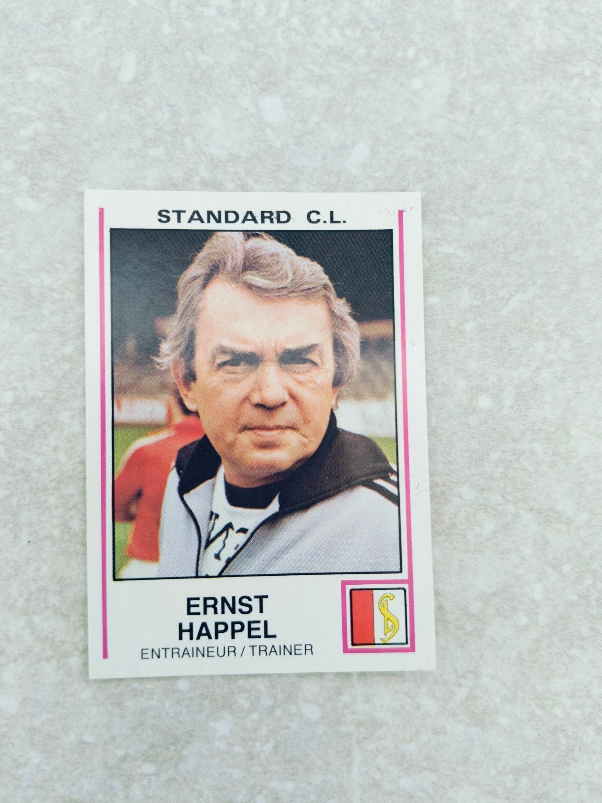 Panini sticker Football 80 Ernst Happel Standard, Enlèvement ou Envoi, Autocollant