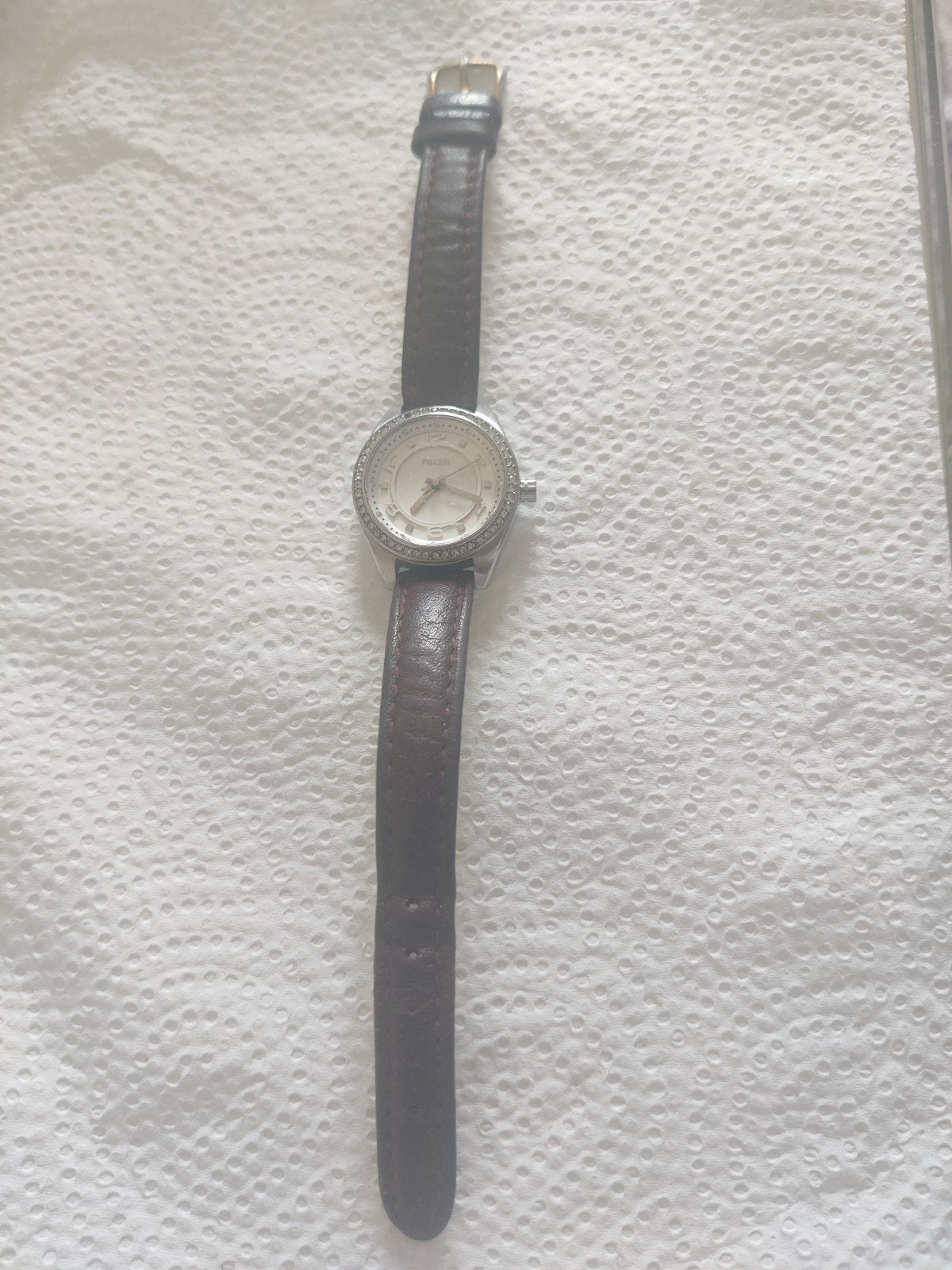 Horloge voor dames, functie plus, Staal, Fossil, Polshorloge, Ophalen of Verzenden