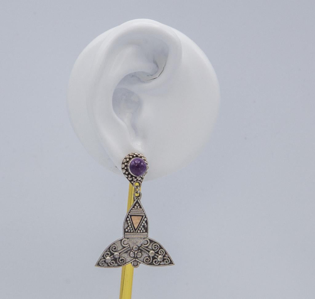 Zilveren Balinese oorbellen, Nieuw, Ophalen of Verzenden, Knopjes of Stekers, Zilver