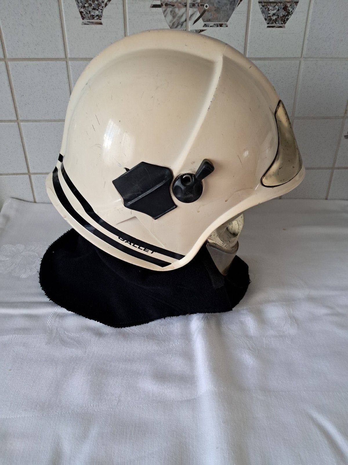 casque de sergent pompier  gallet, Collections, Enlèvement ou Envoi, Gendarmerie, Casque ou Béret