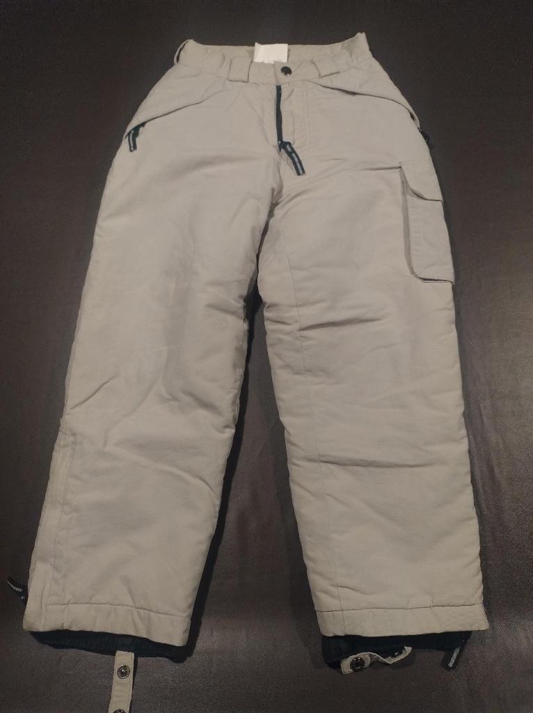 Pantalon de ski gris (taille 128/8 ans), Autres marques, Enlèvement ou Envoi, Comme neuf, Ski