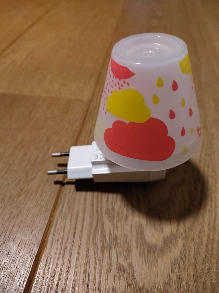 kinderlampje met maan en regen, Enfants & Bébés, Lampe, Autres marques, Comme neuf, Enlèvement