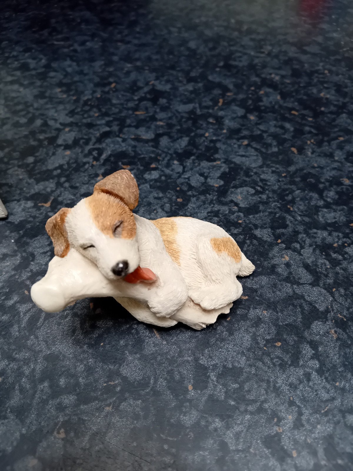 beeldje van Jack russell met been, Enlèvement ou Envoi, Utilisé, Animal