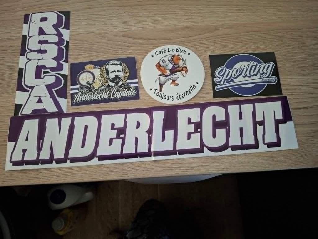 Football - 5 Stickers ANDERLECHT - Non Panini, Sports & Fitness, Envoi, Comme neuf