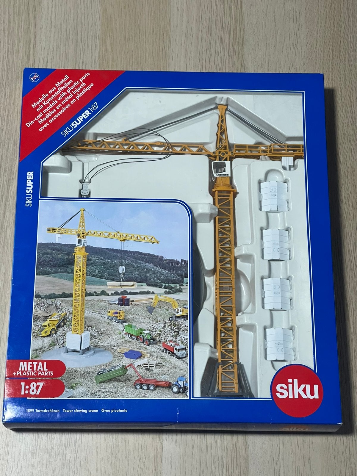 Siku 1899 Torenkraan – Schaal 1:87, Ophalen, Zo goed als nieuw, Groter dan 1:32