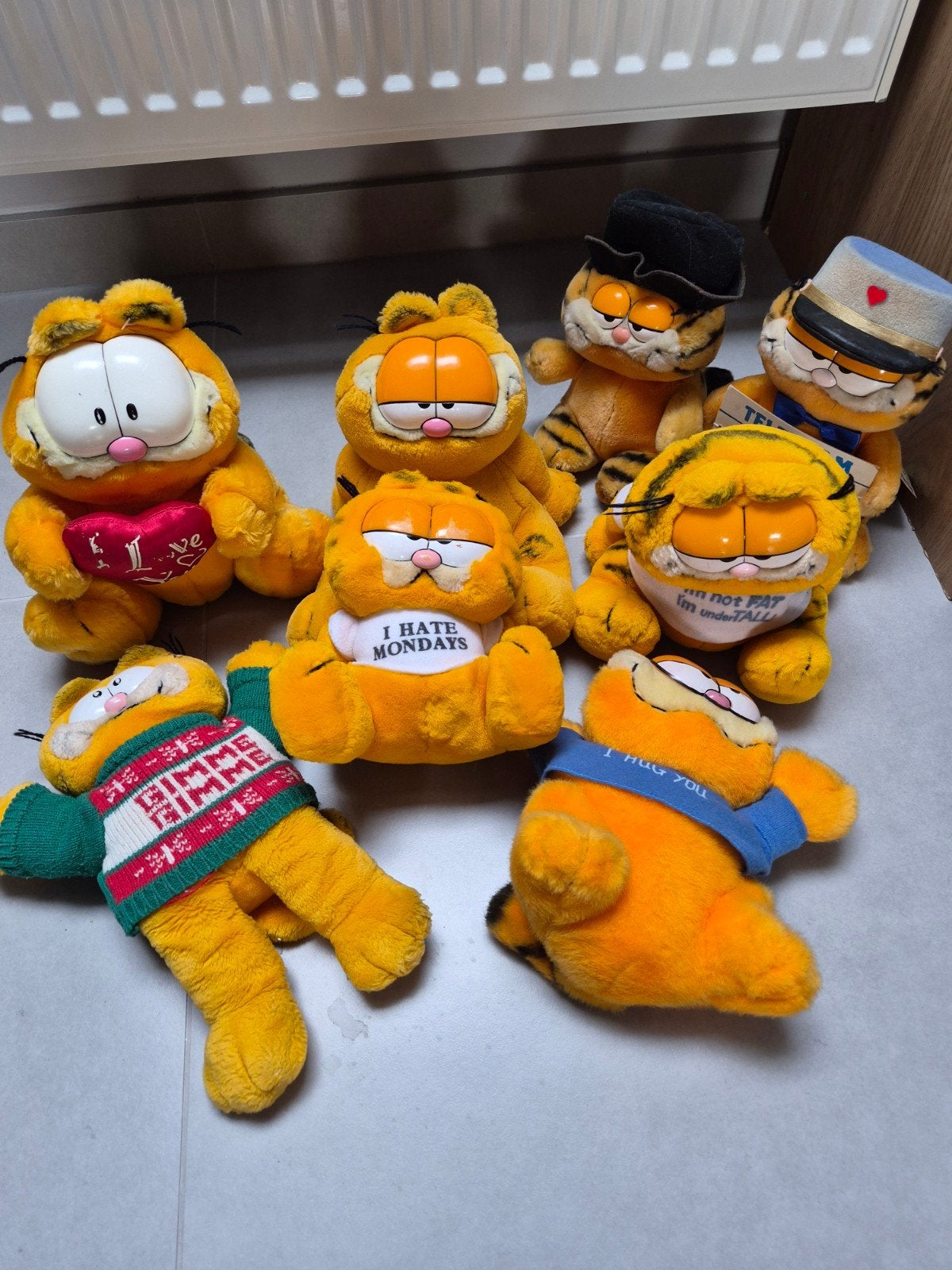 Garfield jaren 70-80 vintage knuffels, Kinderen en Baby's, Ophalen of Verzenden, Gebruikt