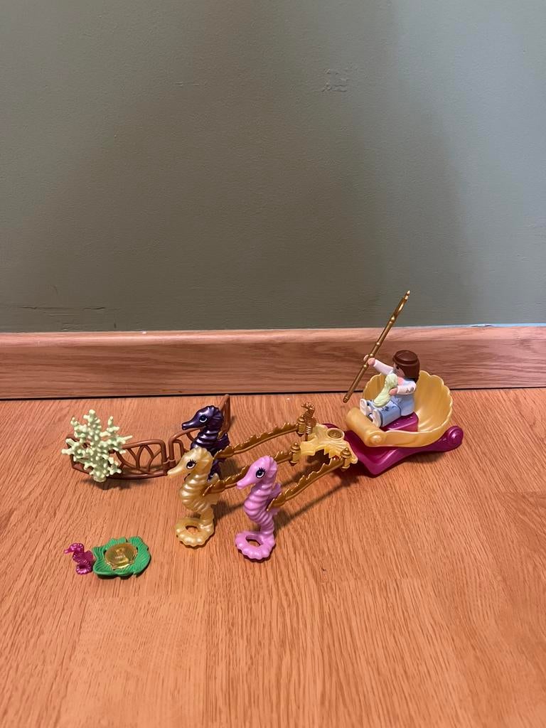 Playmobil koets met zeepaarden 71500, Ophalen of Verzenden, Zo goed als nieuw