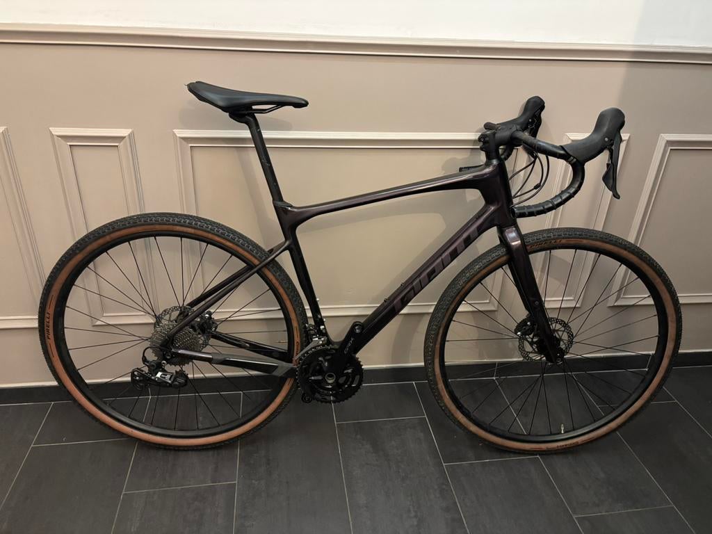 Giant Revolt Advanced 2-gravelfiets, Fietsen en Brommers, Ophalen, 28 inch, Gebruikt, Carbon