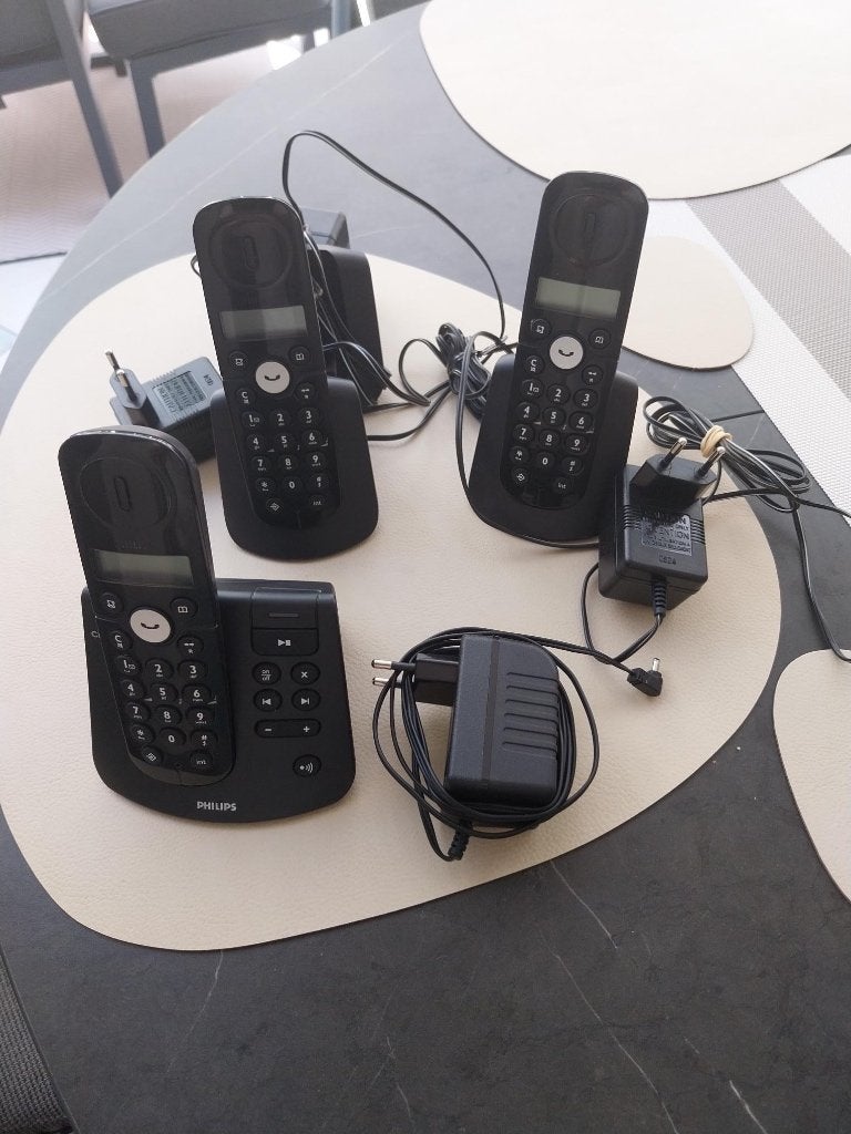 Philips telefoonset draadloos, Ophalen, Gebruikt, 3 handsets