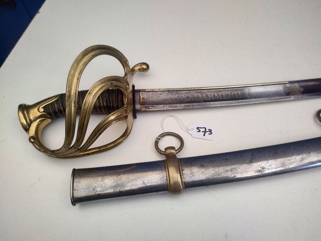 Sabel # 573 - Frankrijk - Gendarmerie mod 1816 Restauration, Collections, Envoi