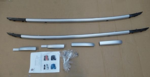 Dakrail daklijst dakdrager roof rail grijs set Fiat Panda 20, Auto diversen, Dakdragers, Nieuw, Ophalen