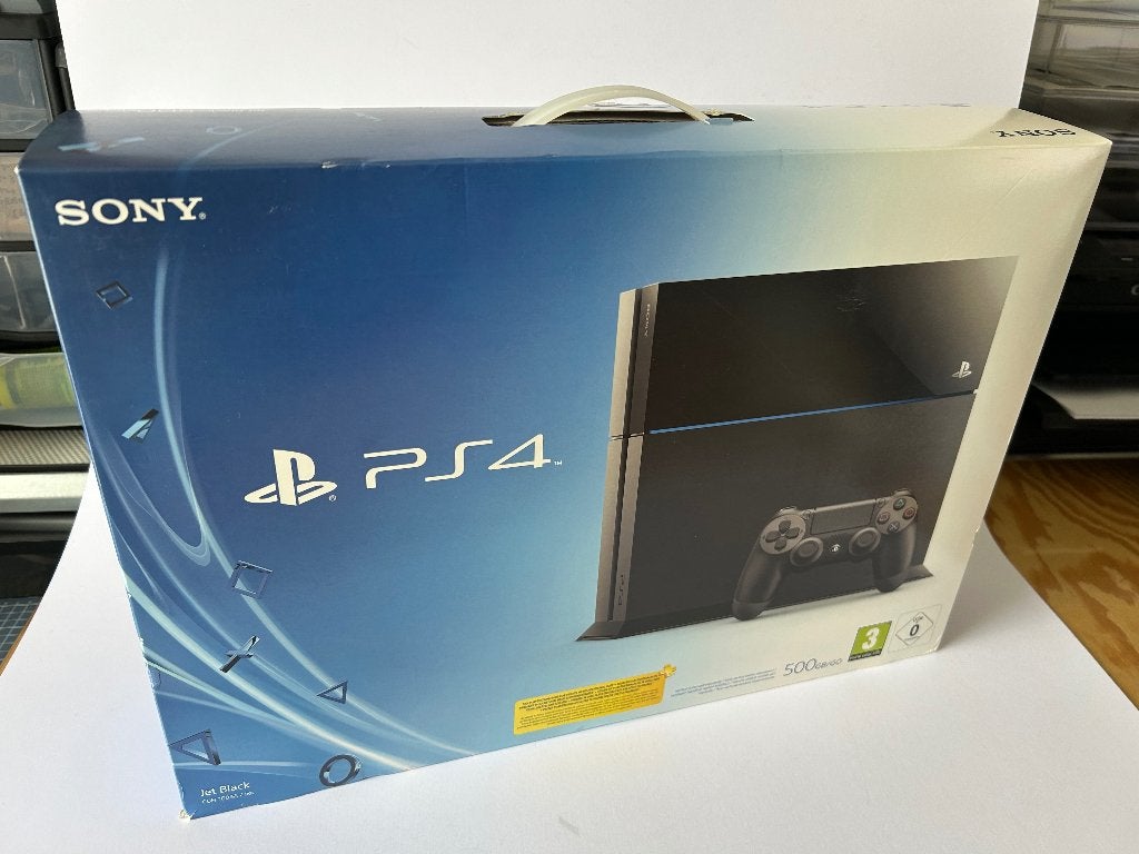 PS4 500GB Jetblack in originele doos + extra controller, Games en Spelcomputers, Spelcomputers | Sony PlayStation 4, Met 2 controllers