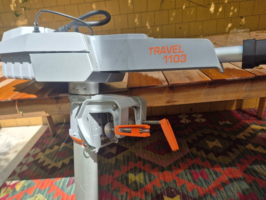 Torqeedo travel 1103 CS, nieuwstaat, slechts 1 keer gebruikt, Comme neuf, Enlèvement, Moteur hors-bord, Moins de 5 ch