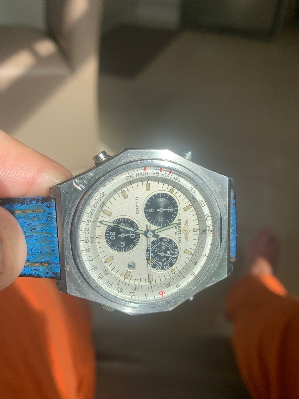 Breitling 13887 navitemer, Ophalen of Verzenden, Zo goed als nieuw, Breitling