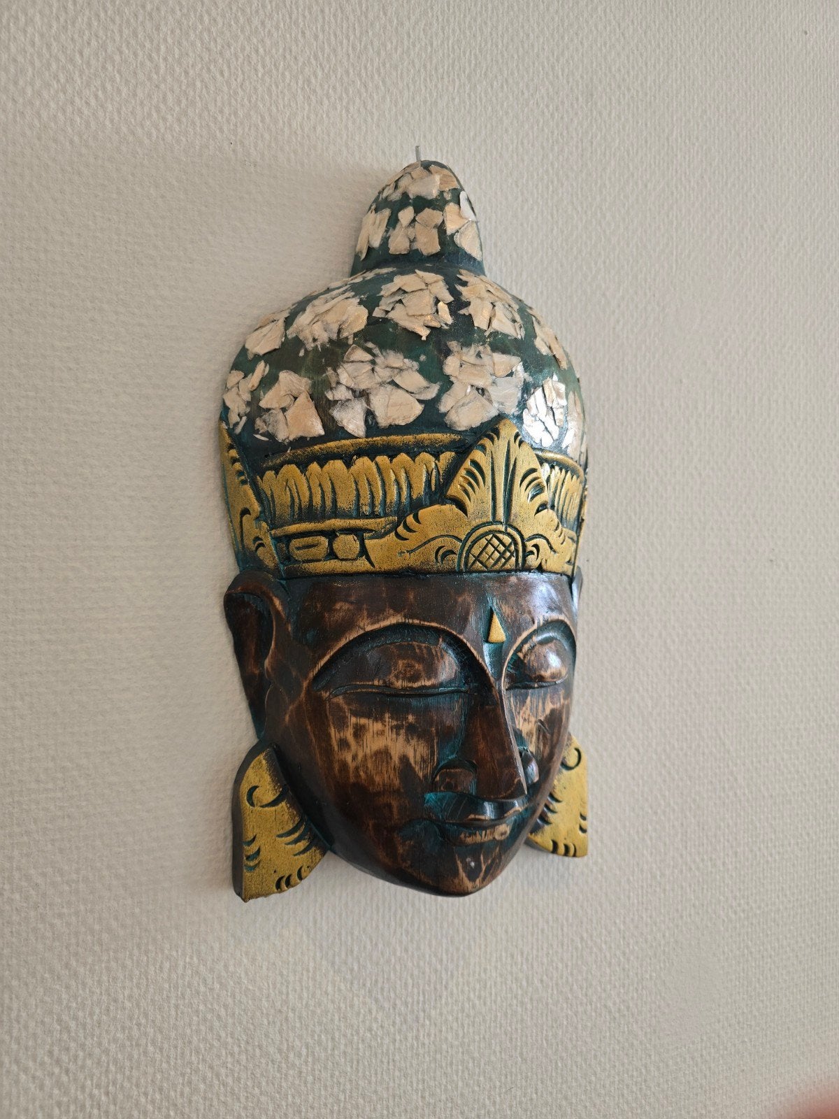 Verschillende maskers in hout., Antiquités & Art, Multicolore, Enlèvement, Masque, Bois
