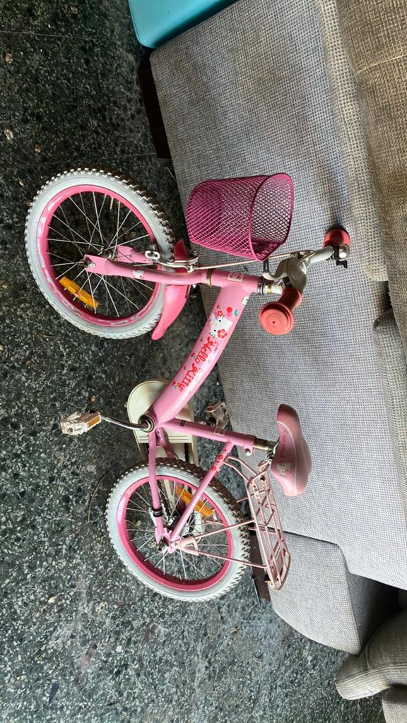 Meisjesfiets 16”, Fietsen en Brommers, Fietsen | Kinderfietsjes, Ophalen, Gebruikt, Terugtraprem, 16 tot 20 inch